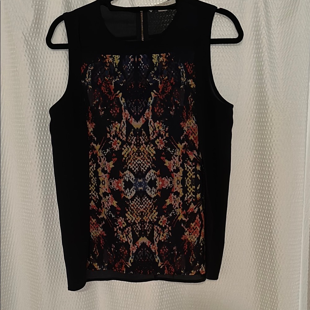 Cooper & Ella Gold Graphic Sleeveless Tank Top